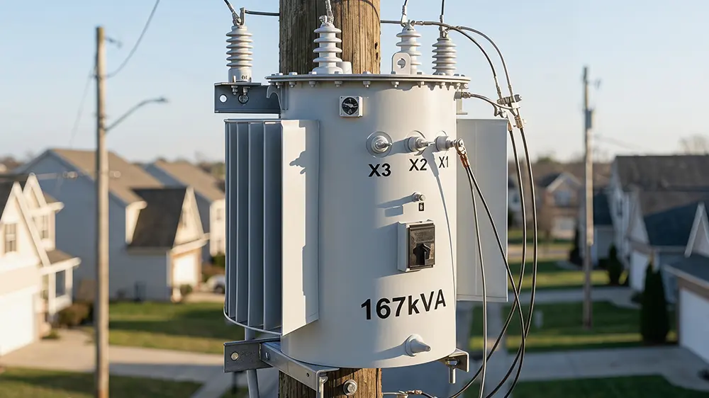 Mounted Transformer for Global Power Distribution Networks